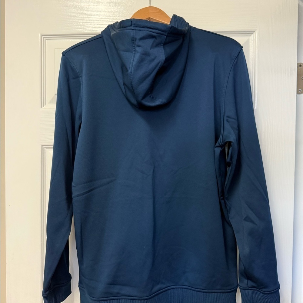 Under Armour Men's Navy Blue Loose Fit ColdGear Hoodie Size L - Picture 2 of 9